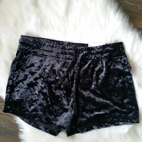 Reflex Pants - B2G1 NWT Black Velvet Comfy Shorts